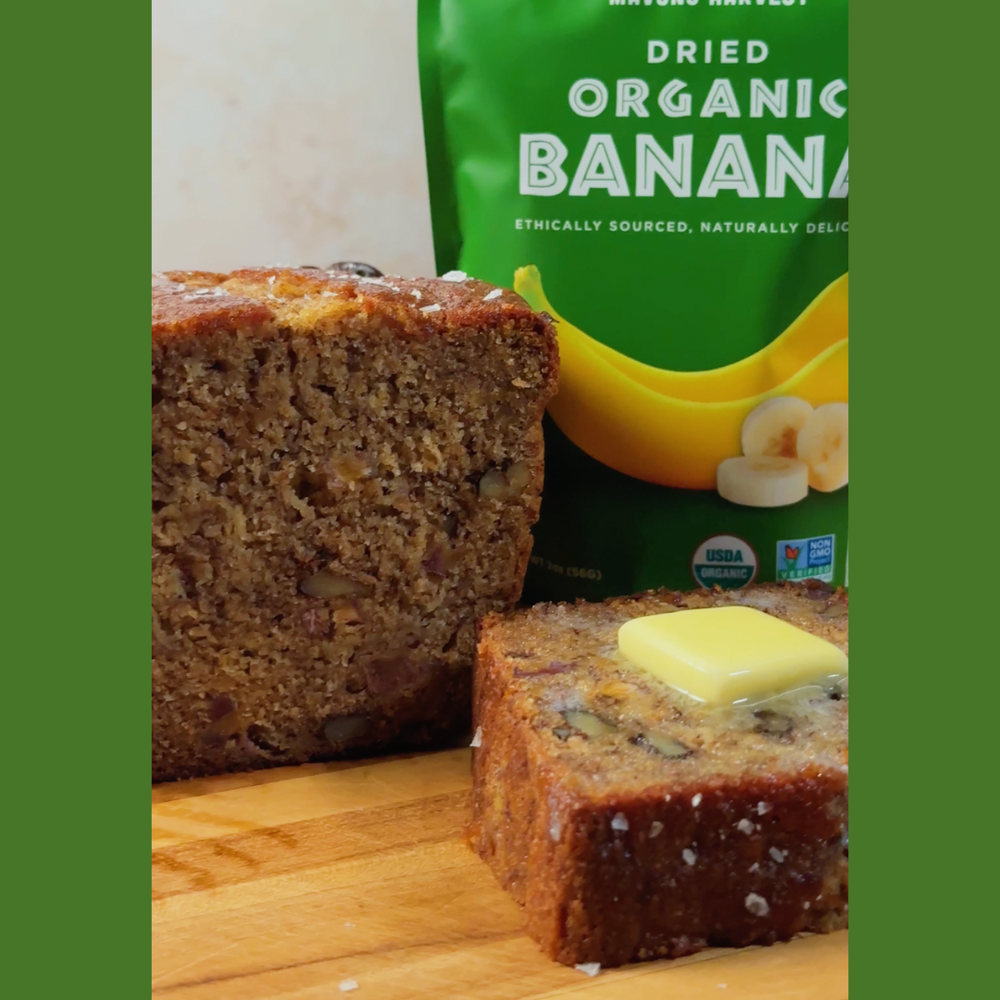Organic Dried Banana Bread