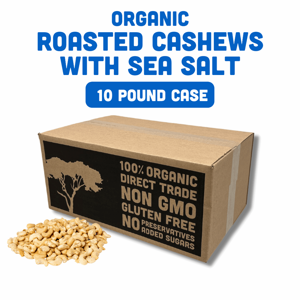 Organic Roasted Cashews with Sea Salt
